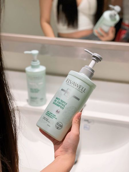  Dầu gội giảm rụng tóc sạch dầu bết Elvawell 500ml 