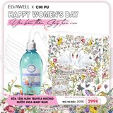  Túi quà thiên nga Sữa tắm nấm Truffle hương nước hoa Baby Blue 250ml Elvawell 