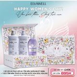 Hộp quà thiên nga Dầu gội tím + Sữa tắm Soul Healing Elvawell 