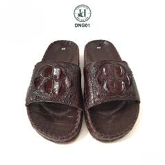 Dép da gù cá sấu DNG01 – Quai ngang thiết kế riêng, đẳng cấp độc bản