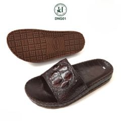 Dép da gù cá sấu DNG01 – Quai ngang thiết kế riêng, đẳng cấp độc bản