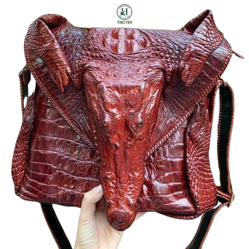 TNC789 – Túi đầu cá sấu nguyên con độc bản | Đẳng cấp mạnh mẽ