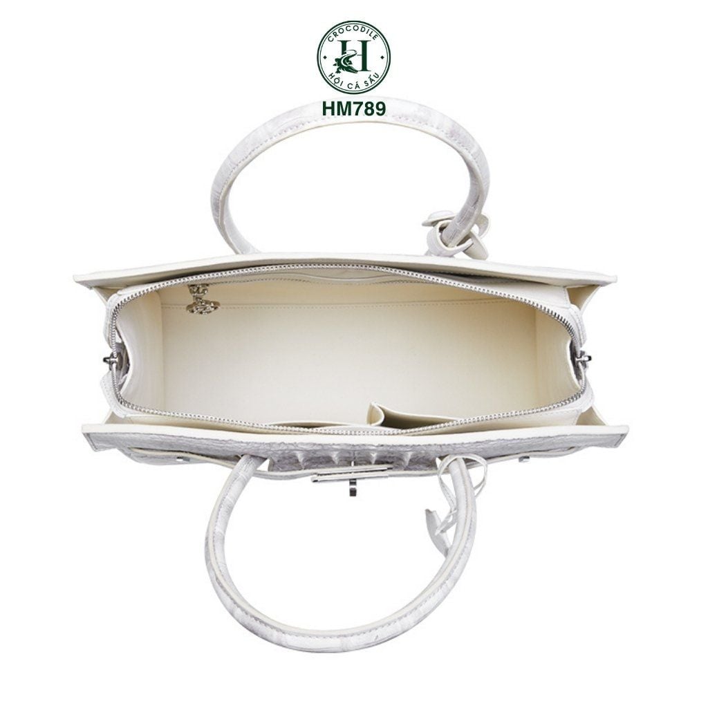 Túi xách nữ da cá sấu HM789 là biểu tượng của sự sang trọng, đẳng cấp và quyền lực