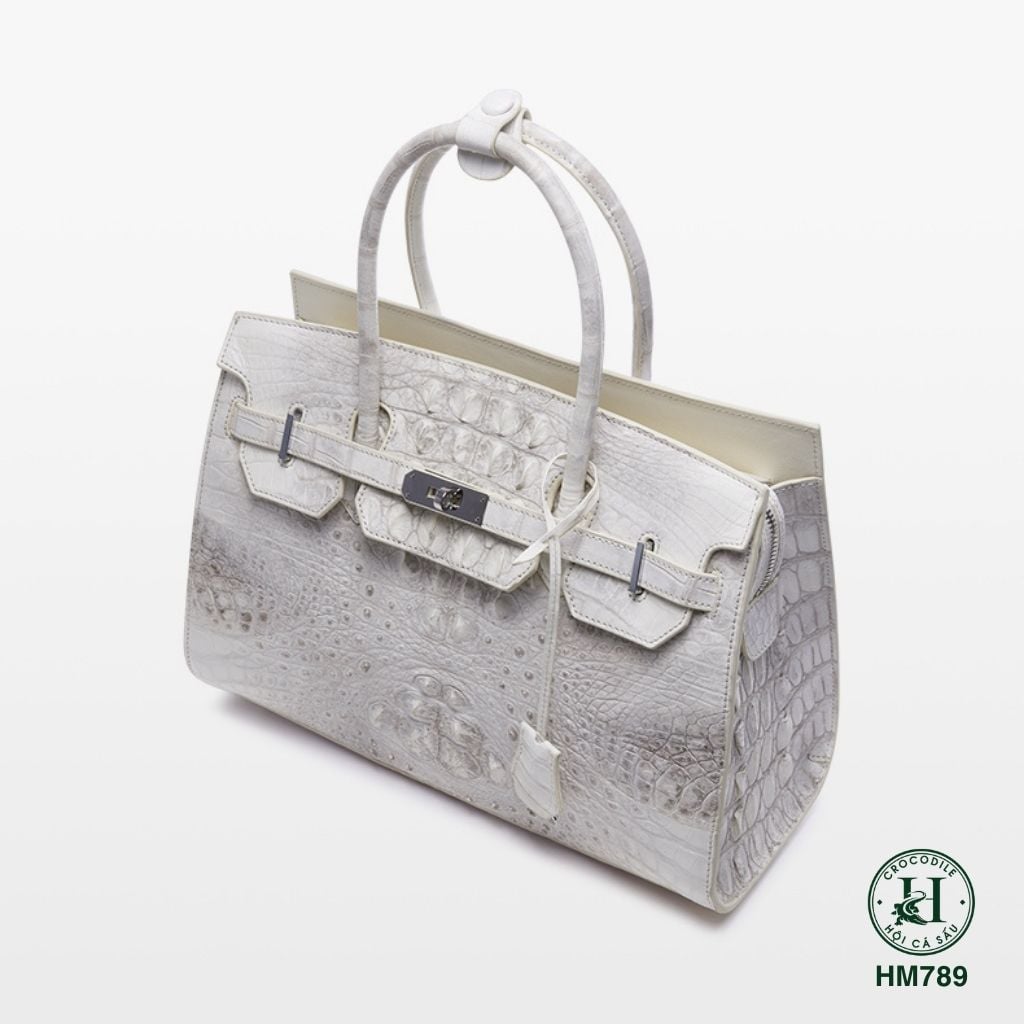 Túi xách nữ da cá sấu HM789 là biểu tượng của sự sang trọng, đẳng cấp và quyền lực