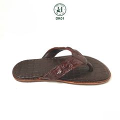 Dép quai kẹp da cá sấu DK01 – Tối giản, sang trọng, đậm chất thủ công