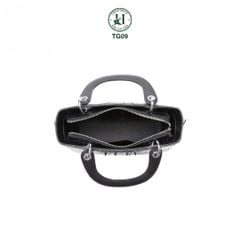 TG09 – Túi Dio da gù cá sấu thật màu đen | Thanh lịch – Cá tính – Vượt thời gian
