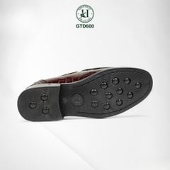 Giày lười đế cao da đuôi cá sấu thật 100% - GTD600, thủ công tinh xảo, khẳng định đẳng cấp quý ông