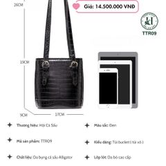 Túi xách nữ da cá sấu TTR09 là biểu tượng của sự sang trọng, đẳng cấp và quyền lực
