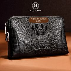Clutch da cá sấu CLUTCH09 là biểu tượng của sự sang trọng, đẳng cấp và quyền lực