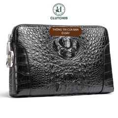 Clutch da cá sấu CLUTCH09 là biểu tượng của sự sang trọng, đẳng cấp và quyền lực