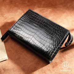 Clutch da cá sấu CLUTCH39 là biểu tượng của sự sang trọng, đẳng cấp và quyền lực