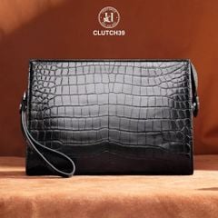 Clutch da cá sấu CLUTCH39 là biểu tượng của sự sang trọng, đẳng cấp và quyền lực