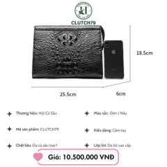 Clutch da cá sấu CLUTCH79 là biểu tượng của sự sang trọng, đẳng cấp và quyền lực
