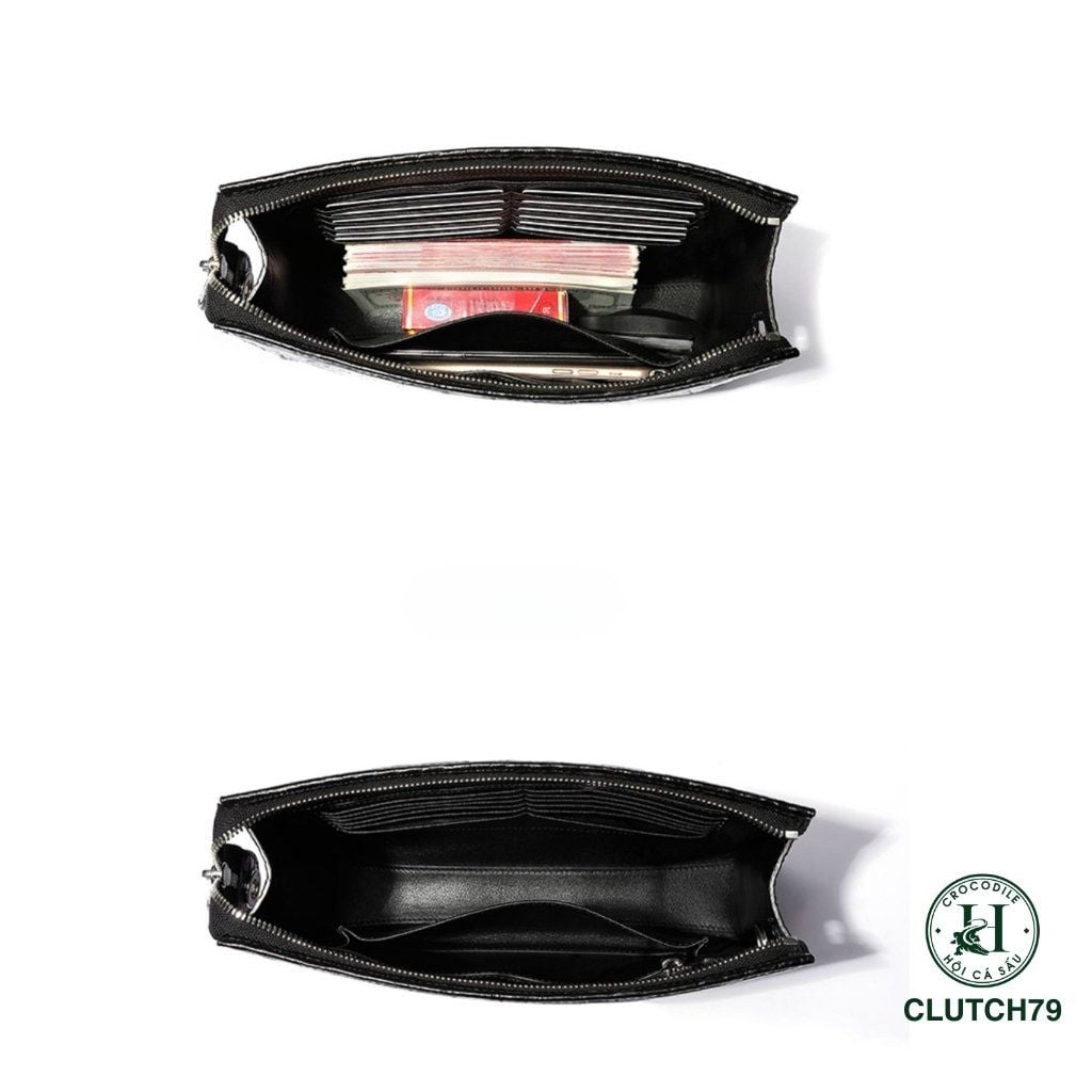 Clutch da cá sấu CLUTCH79 là biểu tượng của sự sang trọng, đẳng cấp và quyền lực