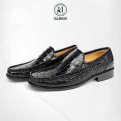 Giày lười đế cao da bụng cá sấu thật 100% - GLB600  sang trọng & mạnh mẽ trong từng bước chân