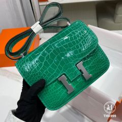 Túi H Constance da cá sấu bóng 19cm | Sang trọng, thời thượng