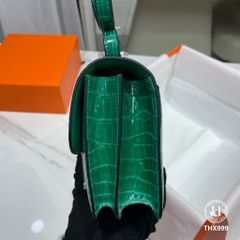 Túi H Constance da cá sấu bóng 19cm | Sang trọng, thời thượng