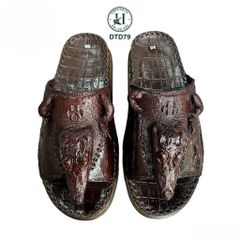 DÉP DOCTOR DA ĐẦU CÁ SẤU DTD79 – QUAI NGANG, ĐẾ CAO 5CM, ĐẲNG CẤP VÀ CÁ TÍNH