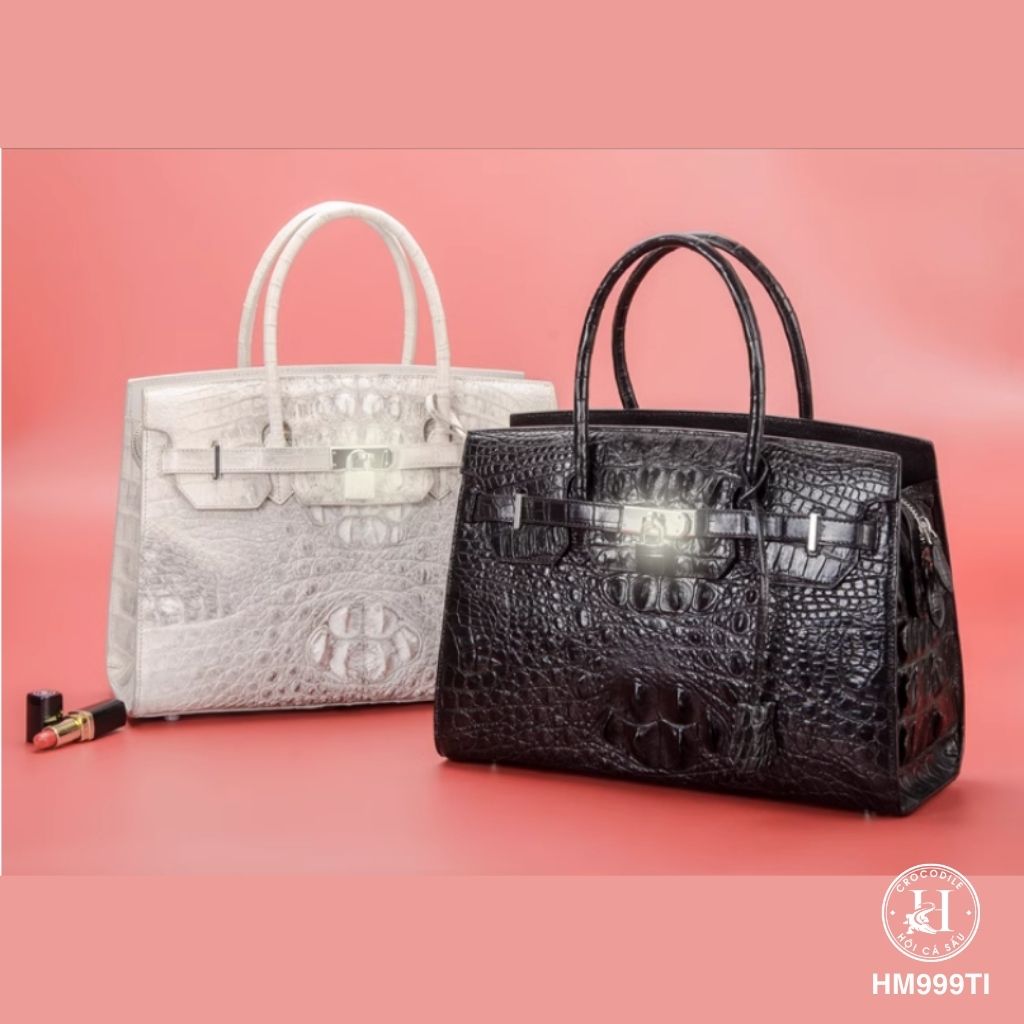 Túi xách HM999TI da cá sấu nguyên tấm - Tinh hoa thủ công đẳng cấp