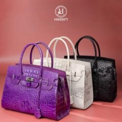 Túi xách HM999TI da cá sấu nguyên tấm - Tinh hoa thủ công đẳng cấp