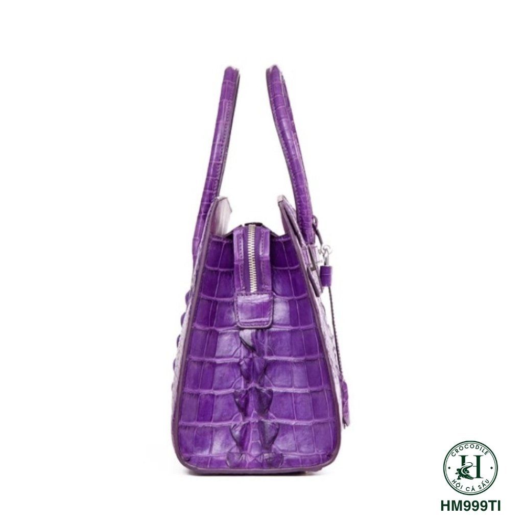 Túi xách HM999TI da cá sấu nguyên tấm - Tinh hoa thủ công đẳng cấp