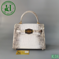 Túi nữ da cá sấu bạch tạng cao cấp KL04