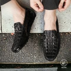 Giày lười đuôi cá sấu GLD79 – Sang trọng trong từng bước chân