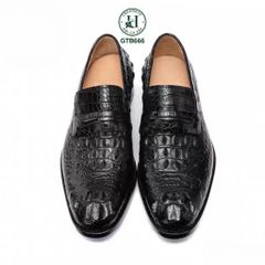 GTG666 – Giày Tây không dây da gù cá sấu | Bản lĩnh, sang trọng, đậm chất riêng