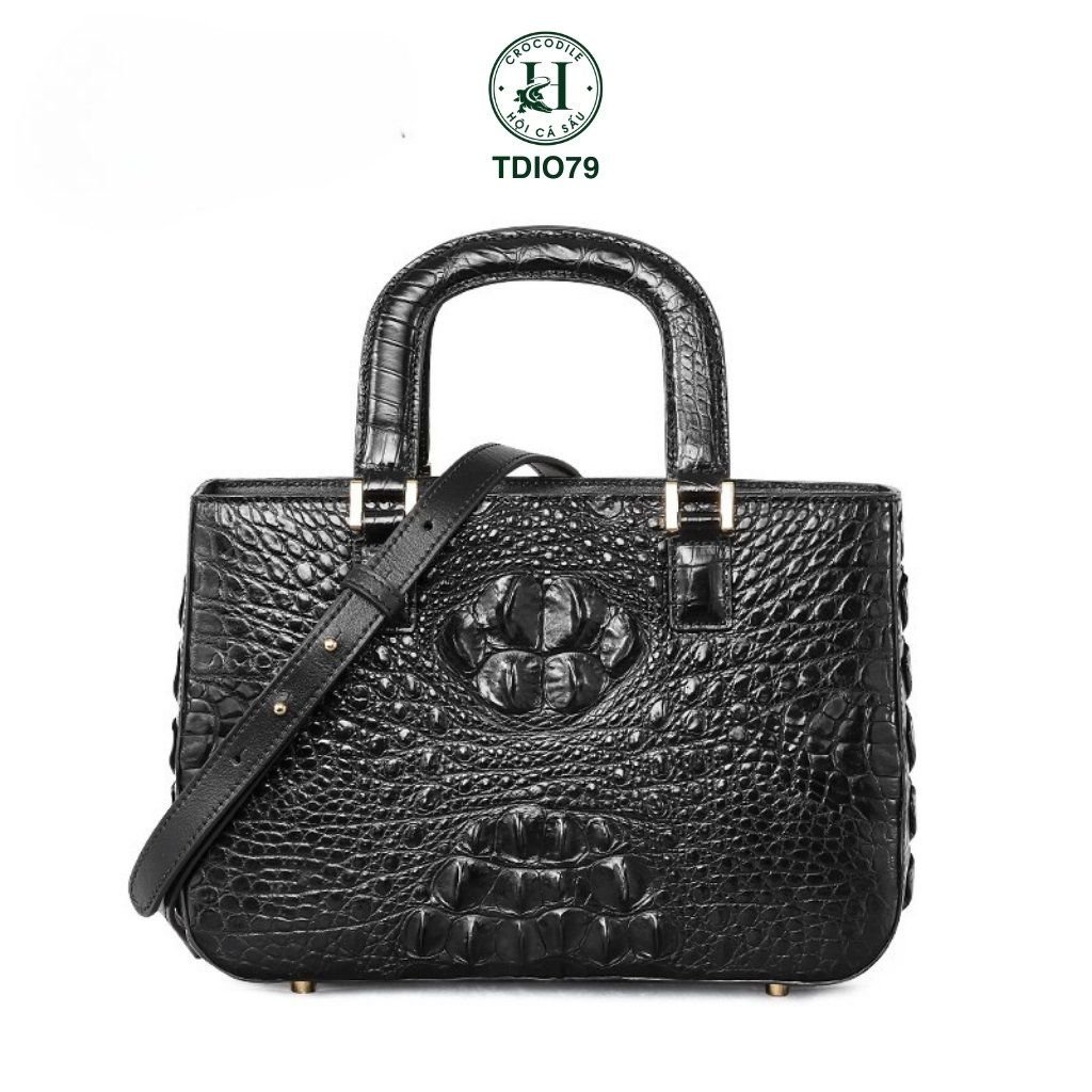 TDIO79 – Túi xách da lưng cá sấu Himalaya | Độc bản mạnh mẽ – Thanh lịch thời thượng