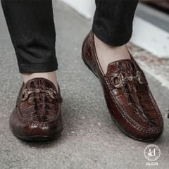 Giày lười đuôi cá sấu GLD79 – Sang trọng trong từng bước chân
