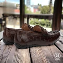 Giày lười đuôi cá sấu GLD79 – Sang trọng trong từng bước chân