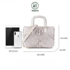 TDIO79 – Túi xách da lưng cá sấu Himalaya | Độc bản mạnh mẽ – Thanh lịch thời thượng