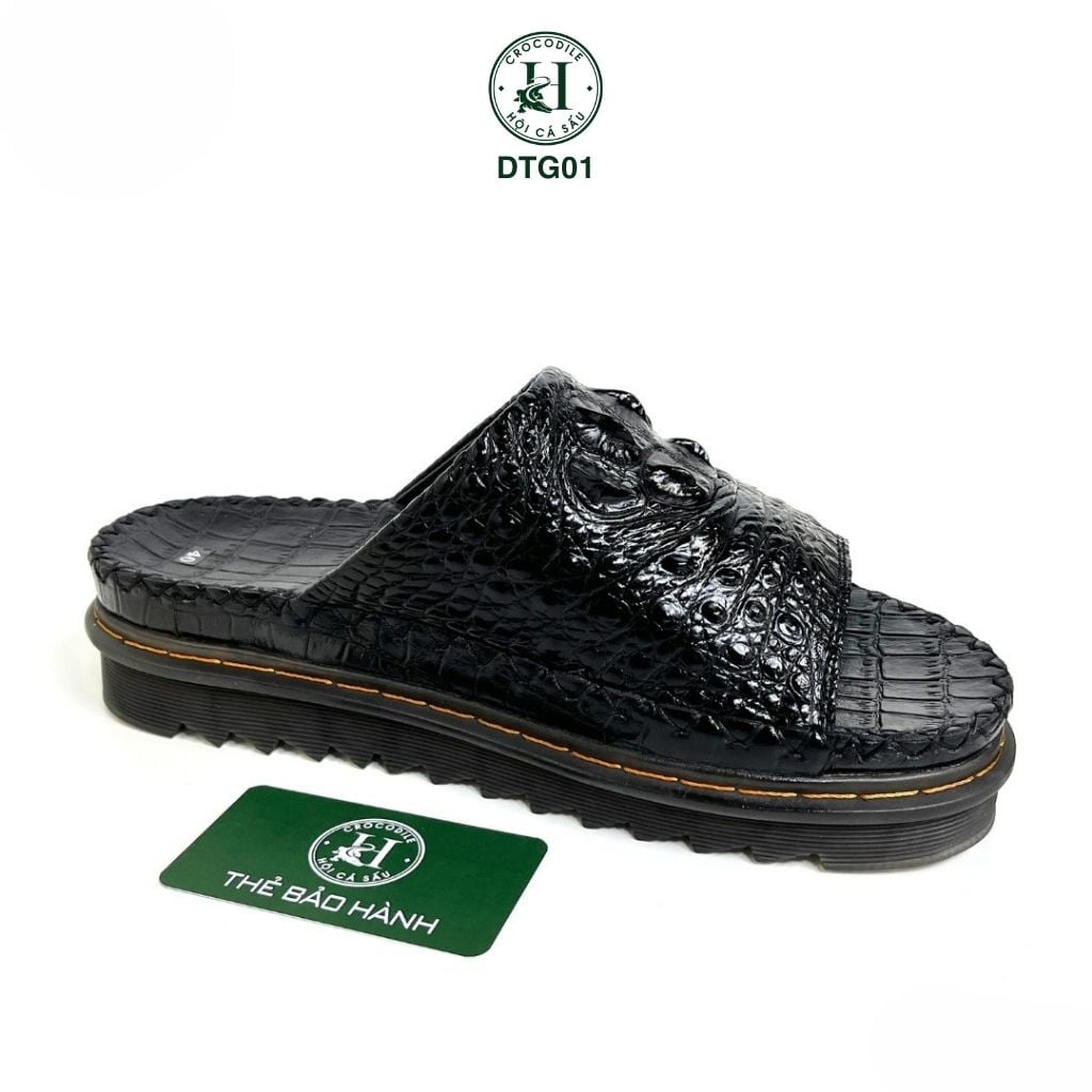 DÉP DOCTOR DA GÙ CÁ SẤU DTG01 ( Nâu ), CHIỀU CAO 5cm – CÁ TÍNH & ĐẲNG CẤP TRÊN TỪNG BƯỚC CHÂN