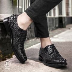 GTG39 – Giày Oxford da gù cá sấu thật | Đẳng cấp cổ điển – Bản lĩnh hiện đại