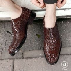 GTG39 – Giày Oxford da gù cá sấu thật | Đẳng cấp cổ điển – Bản lĩnh hiện đại