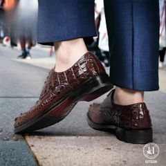 GTG39 – Giày Oxford da gù cá sấu thật | Đẳng cấp cổ điển – Bản lĩnh hiện đại