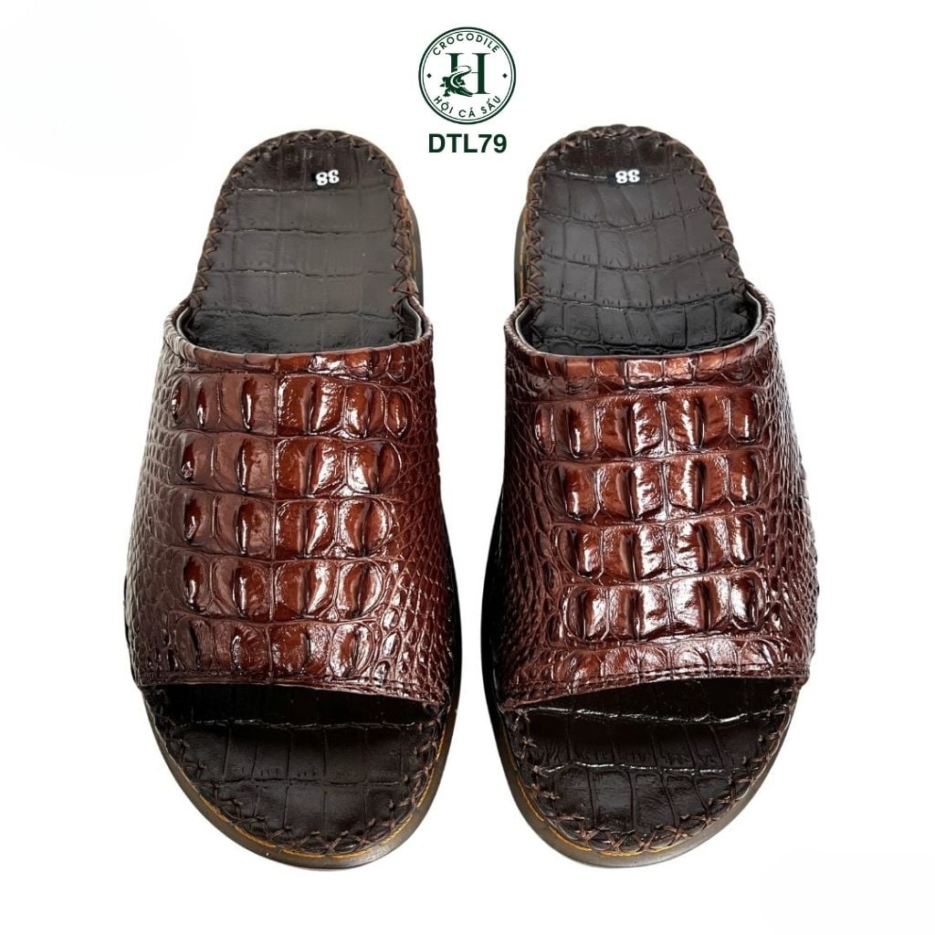 DÉP DOCTOR DA LƯNG CÁ SẤU DTL79 ( Đen ) – CÁ TÍNH ĐẬM CHẤT THỜI TRANG - CHIỀU CAO 5cm