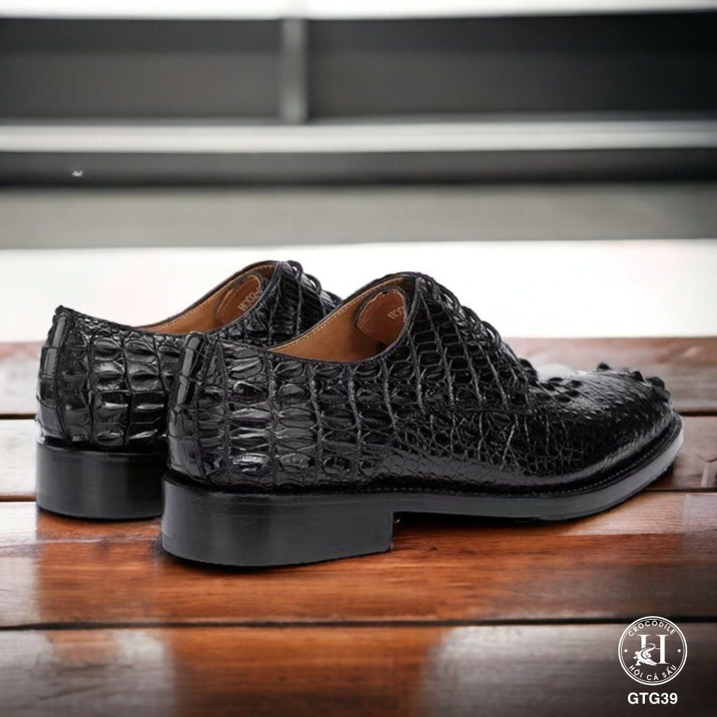 GTG39 – Giày Oxford da gù cá sấu thật | Đẳng cấp cổ điển – Bản lĩnh hiện đại