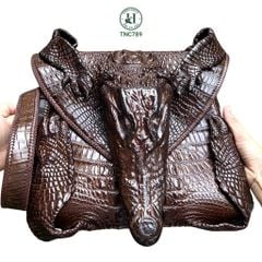 TNC789 – Túi đầu cá sấu nguyên con độc bản | Đẳng cấp mạnh mẽ