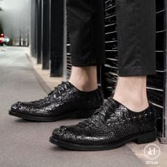GTG39 – Giày Oxford da gù cá sấu thật | Đẳng cấp cổ điển – Bản lĩnh hiện đại