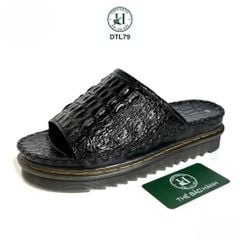 DÉP DOCTOR DA LƯNG CÁ SẤU DTL79 ( Đen ) – CÁ TÍNH ĐẬM CHẤT THỜI TRANG - CHIỀU CAO 5cm