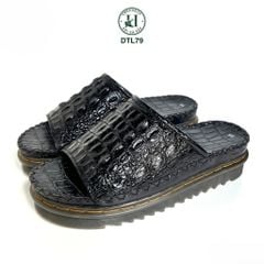 DÉP DOCTOR DA LƯNG CÁ SẤU DTL79 ( Đen ) – CÁ TÍNH ĐẬM CHẤT THỜI TRANG - CHIỀU CAO 5cm