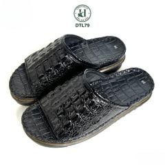 DÉP DOCTOR DA LƯNG CÁ SẤU DTL79 ( Đen ) – CÁ TÍNH ĐẬM CHẤT THỜI TRANG - CHIỀU CAO 5cm