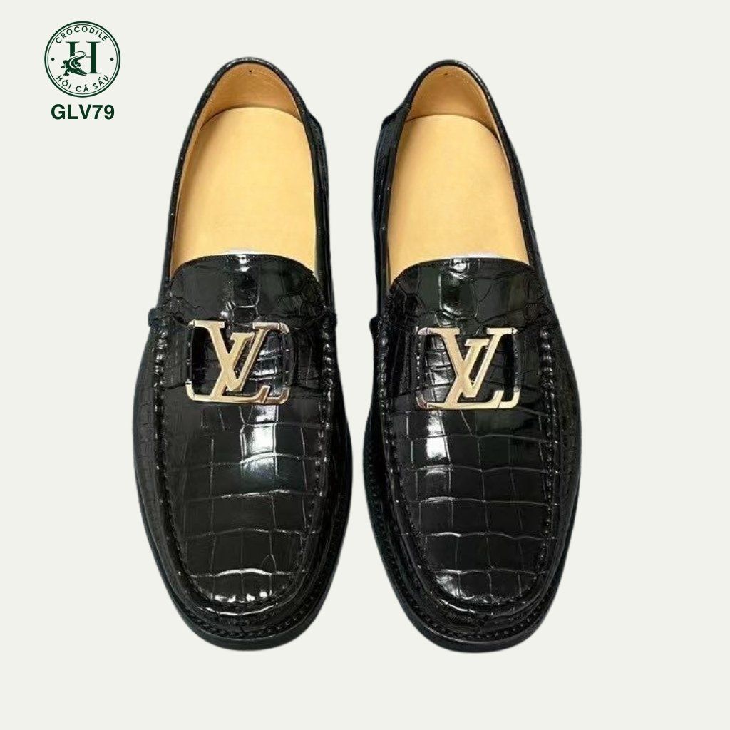 GLV79 – Giày Loafer da cá sấu thật tăng chiều cao 5cm | Quà tặng đẳng cấp cho nam giới hiện đại
