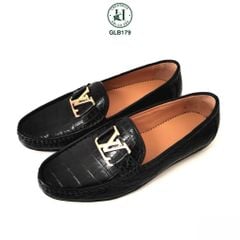 GLB179 – Giày lười da bụng cá sấu cao cấp | Thanh lịch, chuẩn form, sang trọng từng bước đi