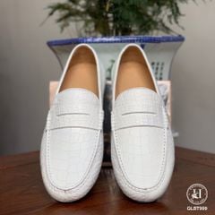Giày lười Moccasin da cá sấu Himalaya - GLBT999 là biểu tượng của sự sang trọng, đẳng cấp và quyền lực