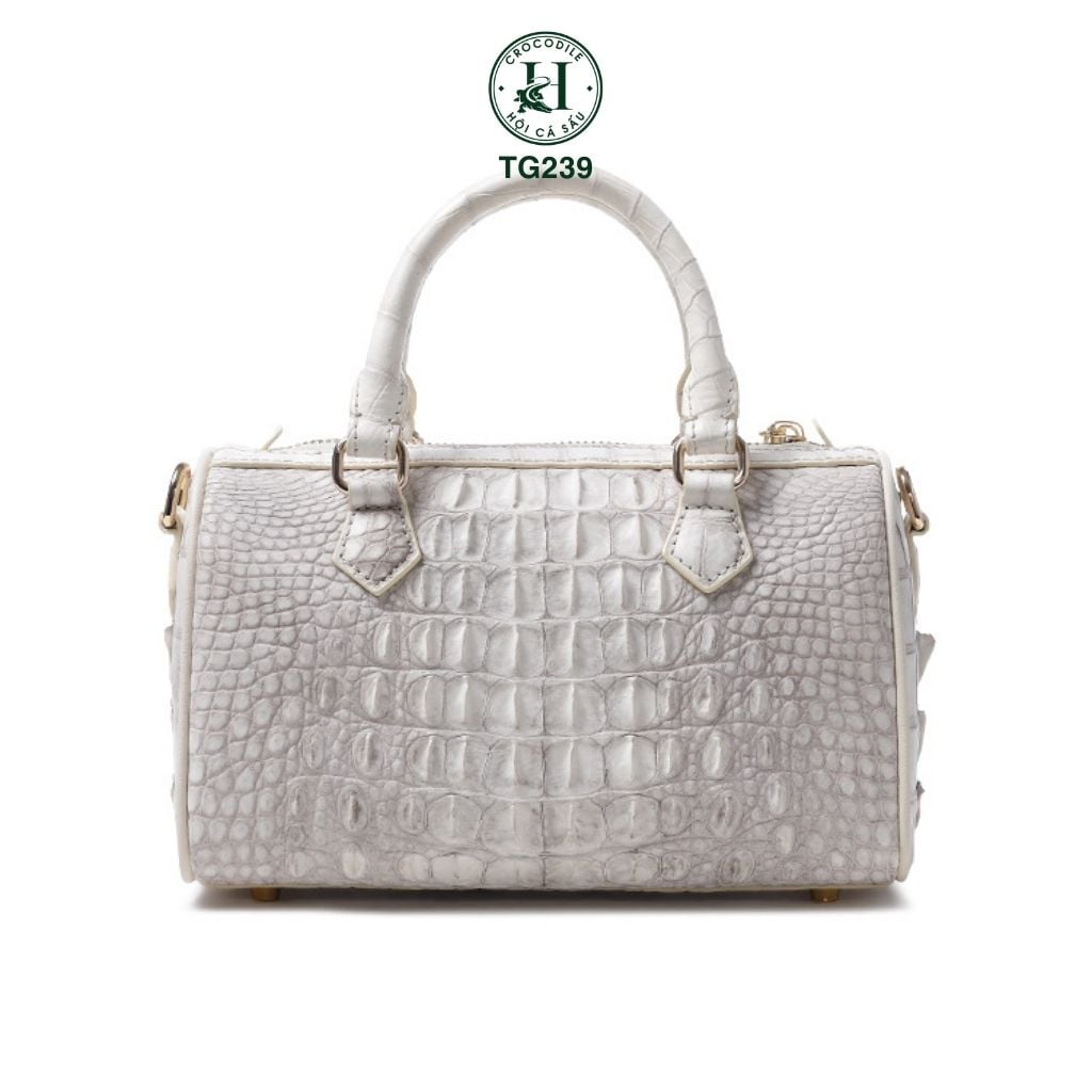 TG239 – Túi xách nữ da cá sấu thật, thiết kế thanh lịch, tiện dụng