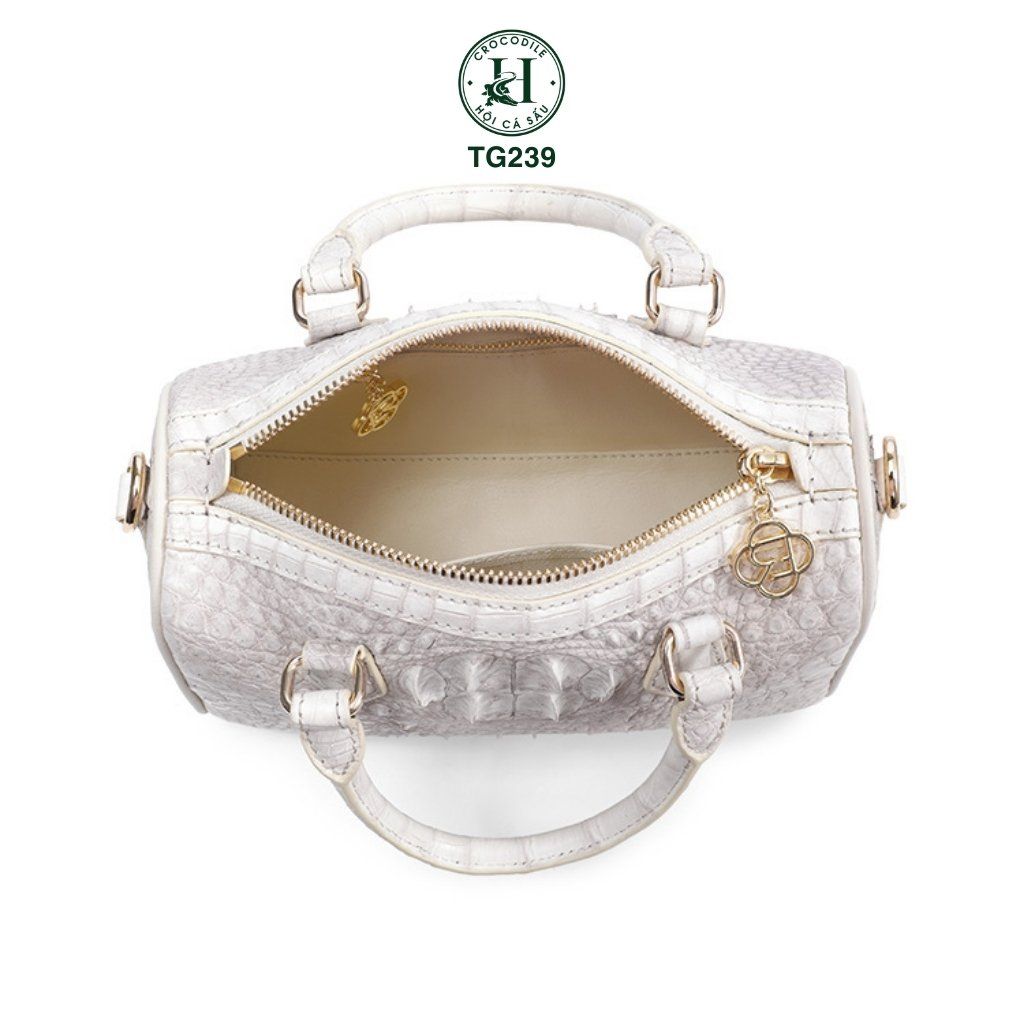TG239 – Túi xách nữ da cá sấu thật, thiết kế thanh lịch, tiện dụng
