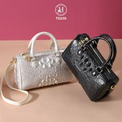 TG239 – Túi xách nữ da cá sấu thật, thiết kế thanh lịch, tiện dụng