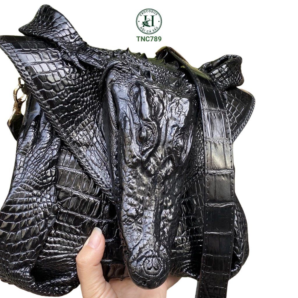 TNC789 – Túi đầu cá sấu nguyên con độc bản | Đẳng cấp mạnh mẽ
